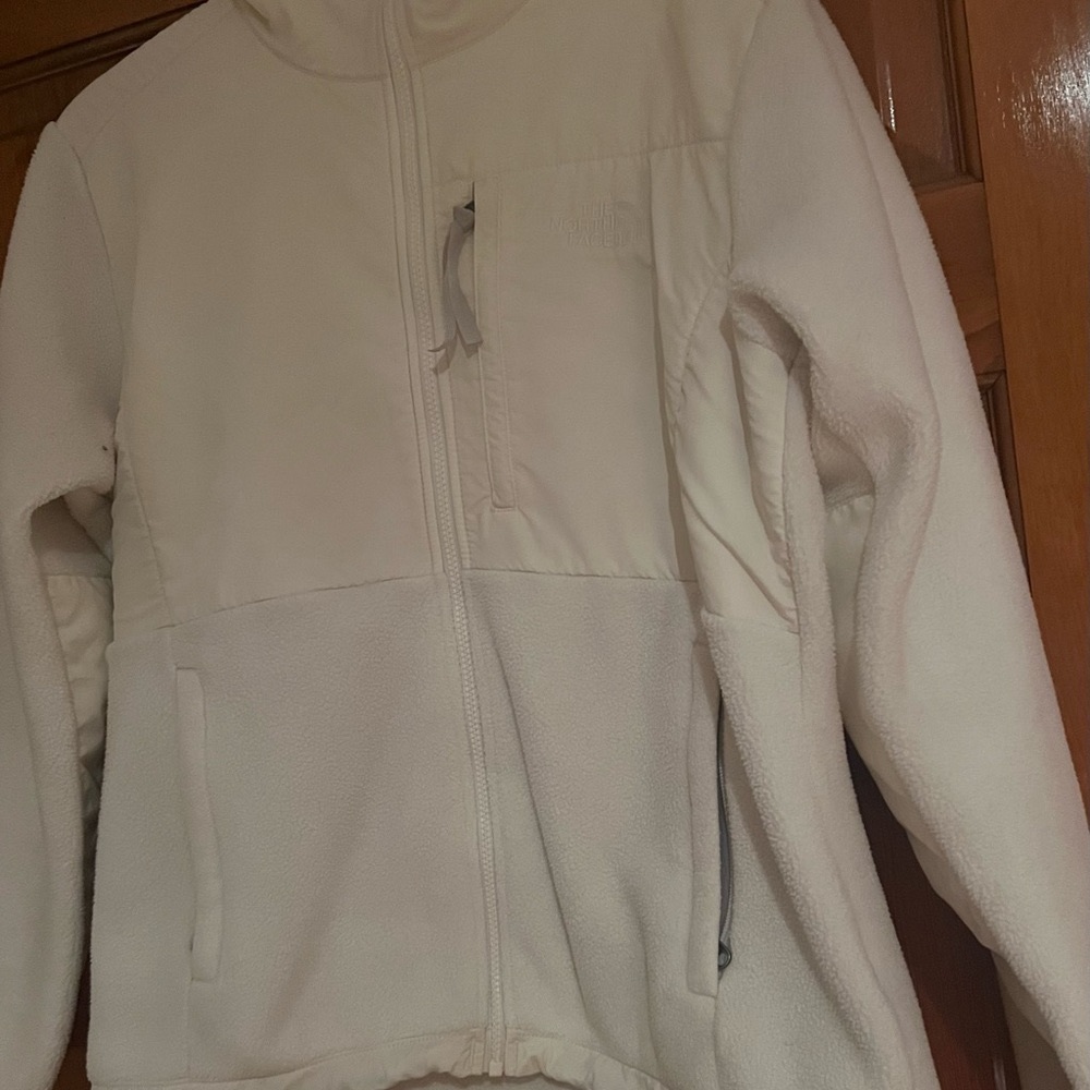 White North Face fleece